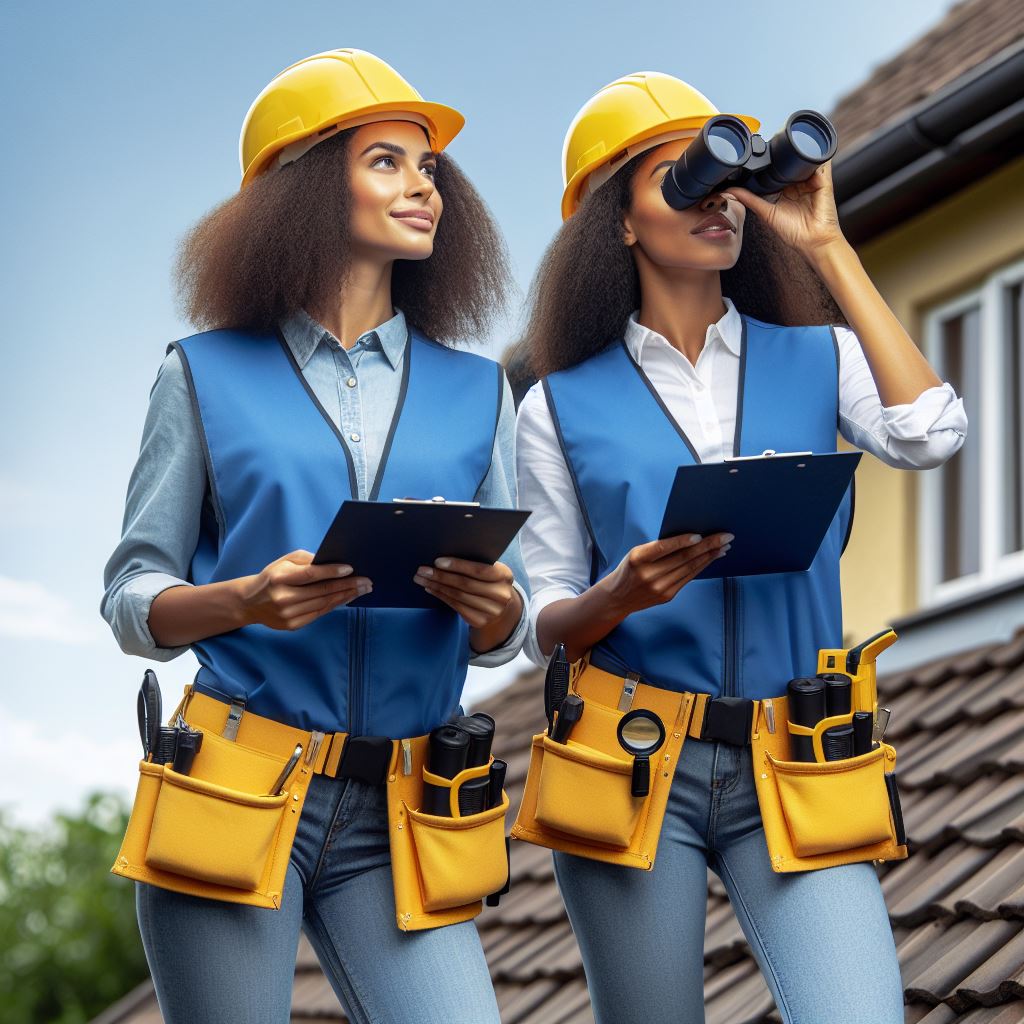 Roof inspection by home inspectors