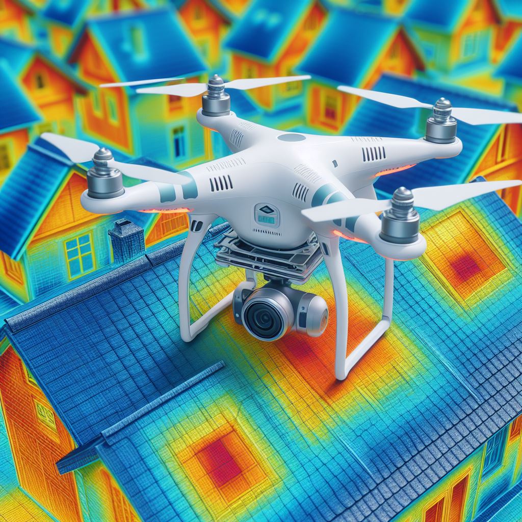Drone detect Damage during home inspection