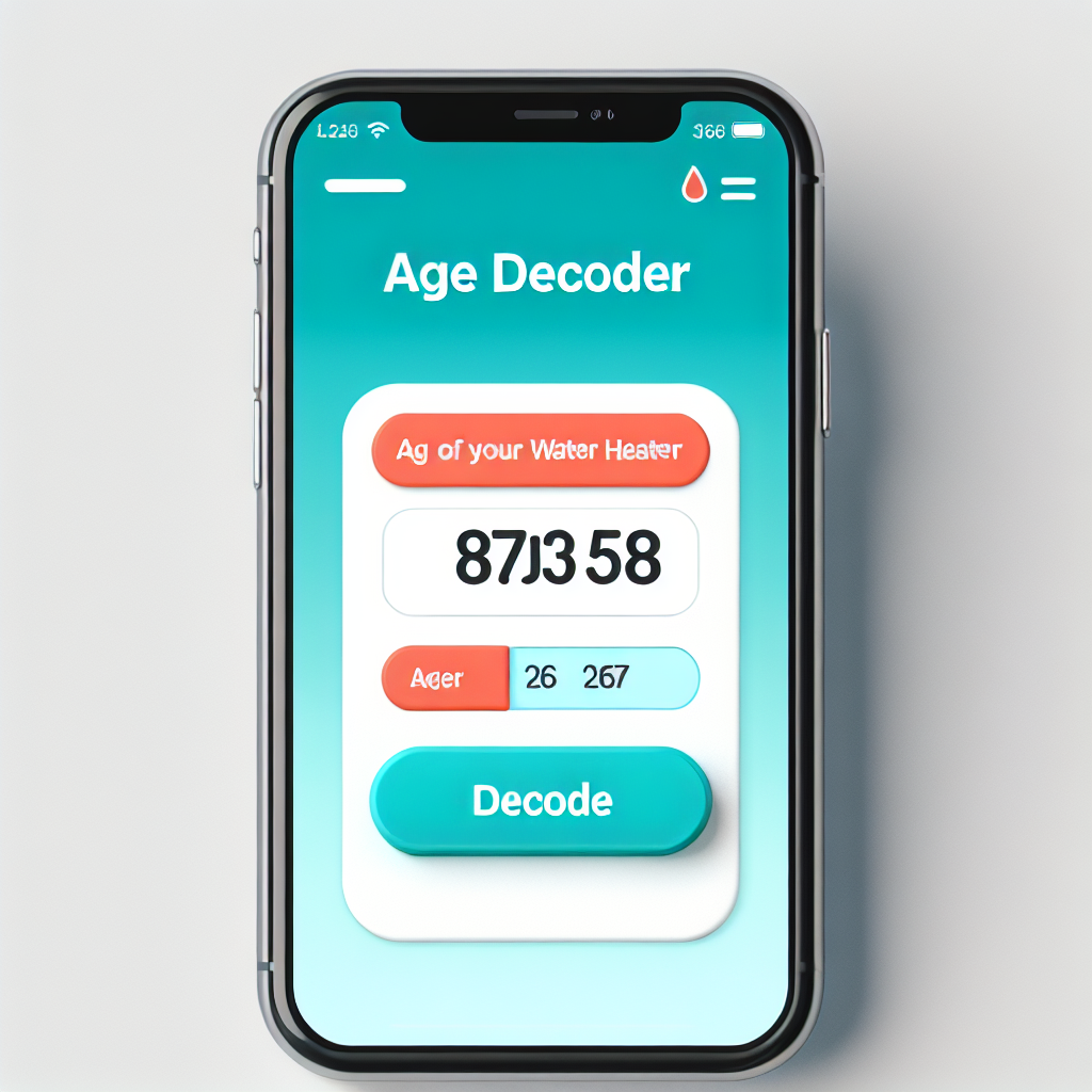 AI Tell How Old is Your Water Heater? | Age Decoder App By Serial Number