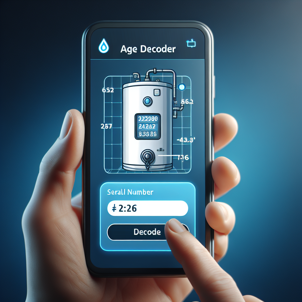 AI Tell How Old is Your Water Heater? | Age Decoder App By Serial Number