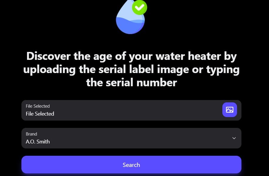 water heater age by serial number decoder