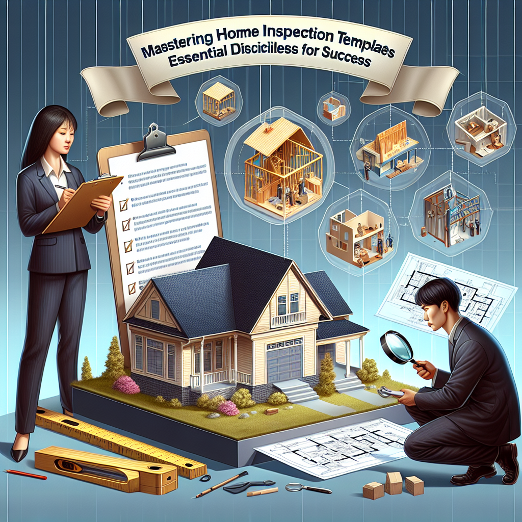 Mastering Home Inspection Templates: Essential Disciplines for Success