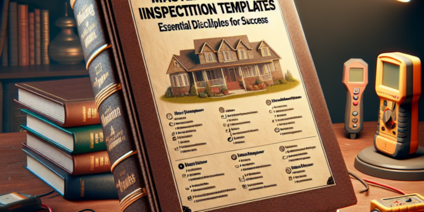 Mastering Home Inspection Templates: Essential Disciplines for Success
