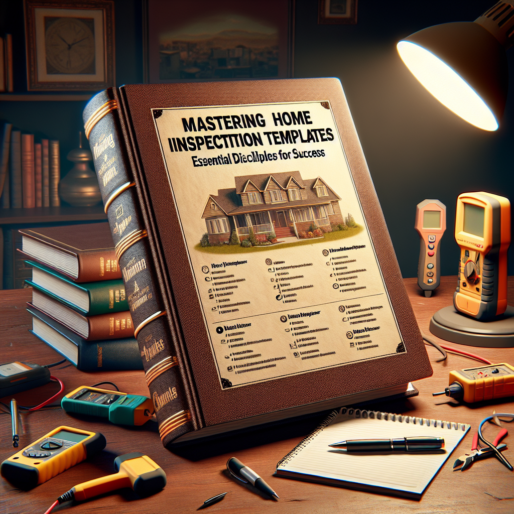 Mastering Home Inspection Templates: Essential Disciplines for Success